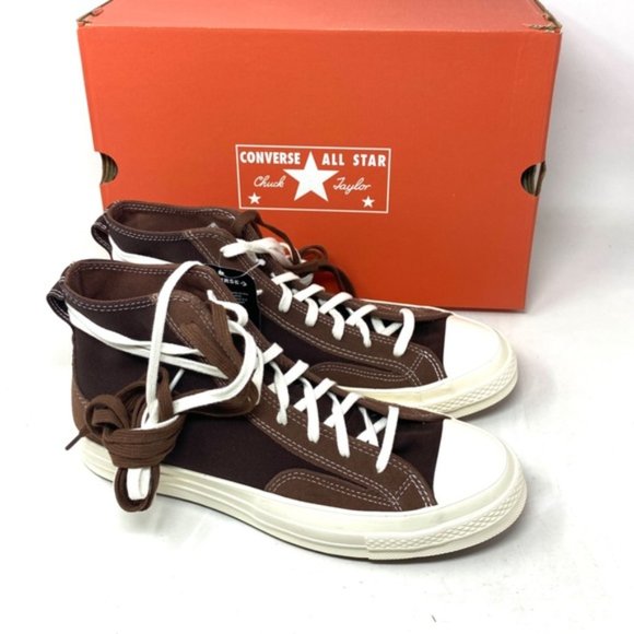 Converse Chuck 70 Canvas Suede Dark Root Casual Sneakers Men Skate Shoes 173196C - Picture 7 of 9